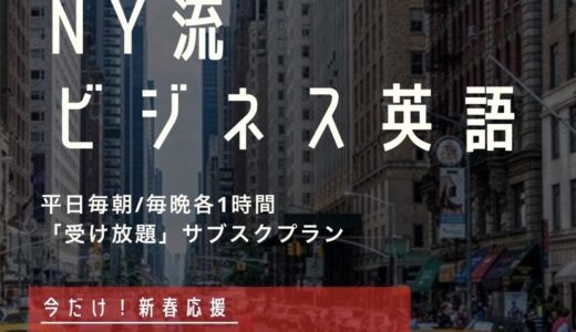 【全米一位を獲得した日本人銀行員が創設】日本一コスパの良いビジネス英会話 無料体験レッスン