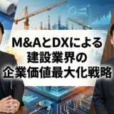 【かえでFA × GeNEE】M&A×DXで実現する建設業界の企業価値最大化戦略