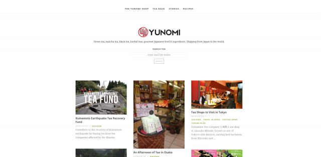 YUNOMI - Japanese tea, matcha, and gourmet food. Shipping from Japan to the world.