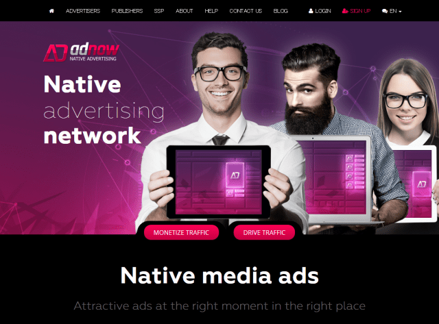 AdNow - native advertising network_