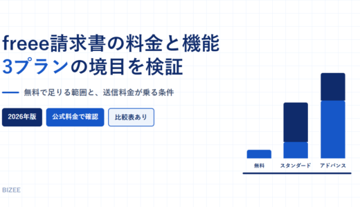 freee請求書の料金と機能｜無料で足りる範囲と「送信料金」が乗る条件を検証