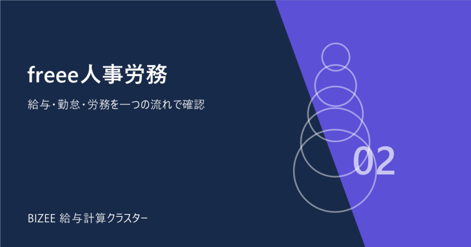 freee人事労務。給与・勤怠・労務を一つの流れで確認