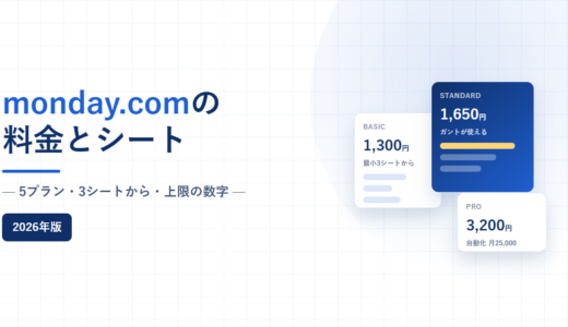 monday.comの料金とシート｜3シートから5の倍数で買う仕組みと、上限の数字を公式情報で確認