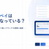 オリガミペイの現況を確認した記事のアイキャッチ。主要4サービスの取り扱いブランドを実際に確認したと記載