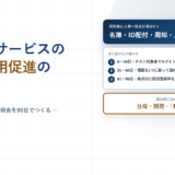 福利厚生サービスの導入と利用促進の運用設計、名簿とIDと周知と月次照合を90日でつくると書かれたアイキャッチ画像