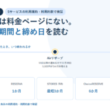 予約システムの契約期間と解約の締め日｜規約のどこを読むか【2026年】